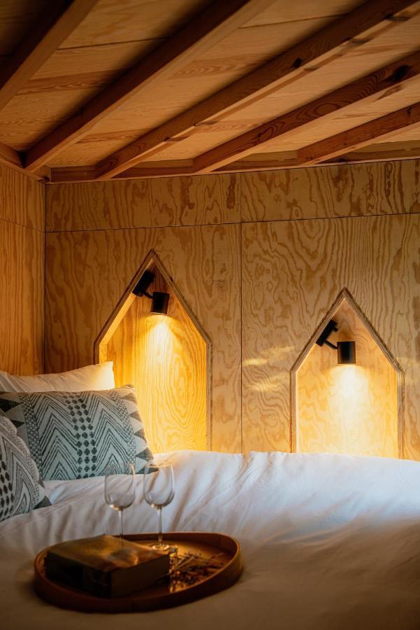 Hutstuf - The Fox & Private Outdoor Spa La-Roche-en-Ardenne Exterior foto